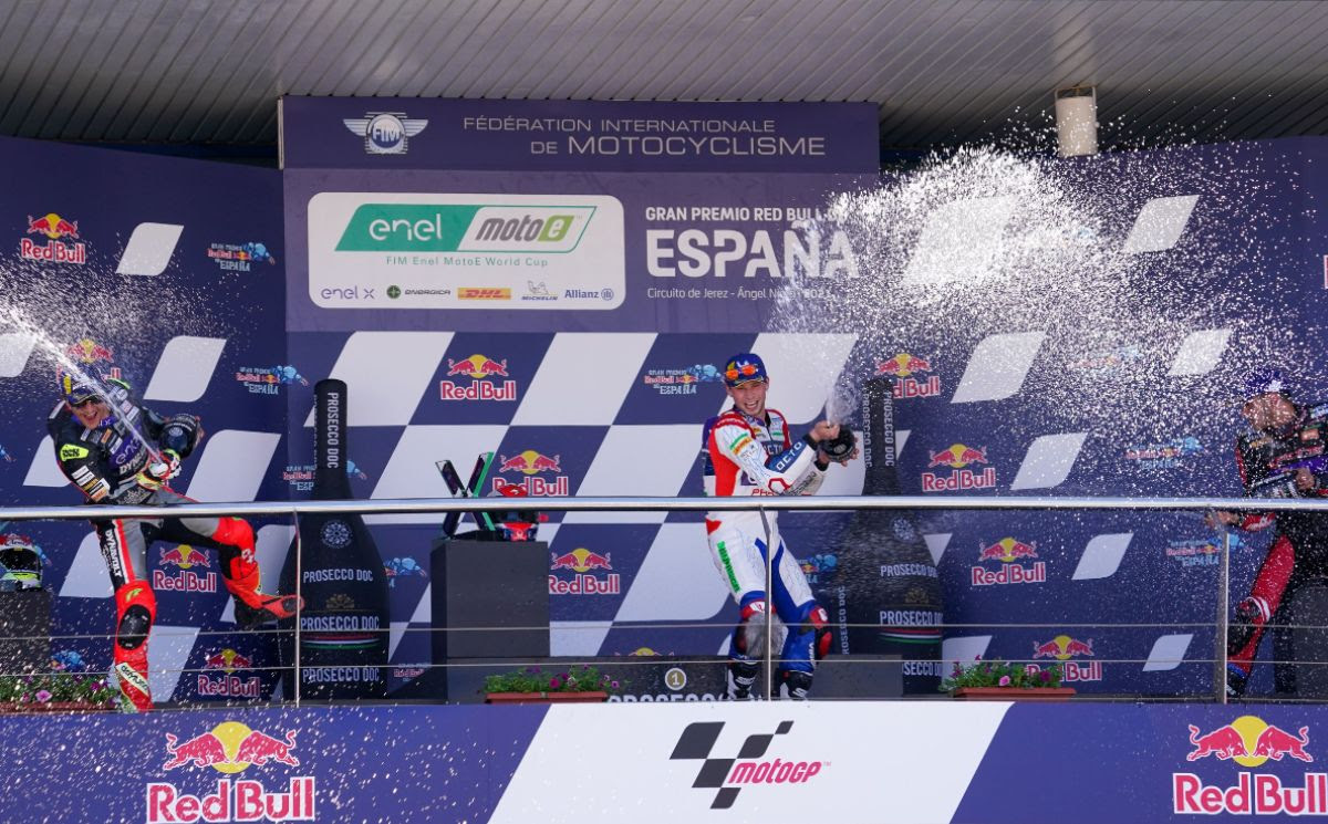 Italian takes impressive first MotoE victory in Jerez