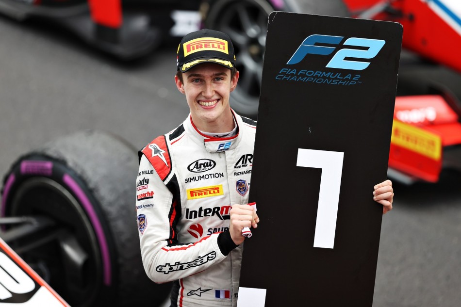 Pourchaire becomes F2’s 2nd youngest race winner