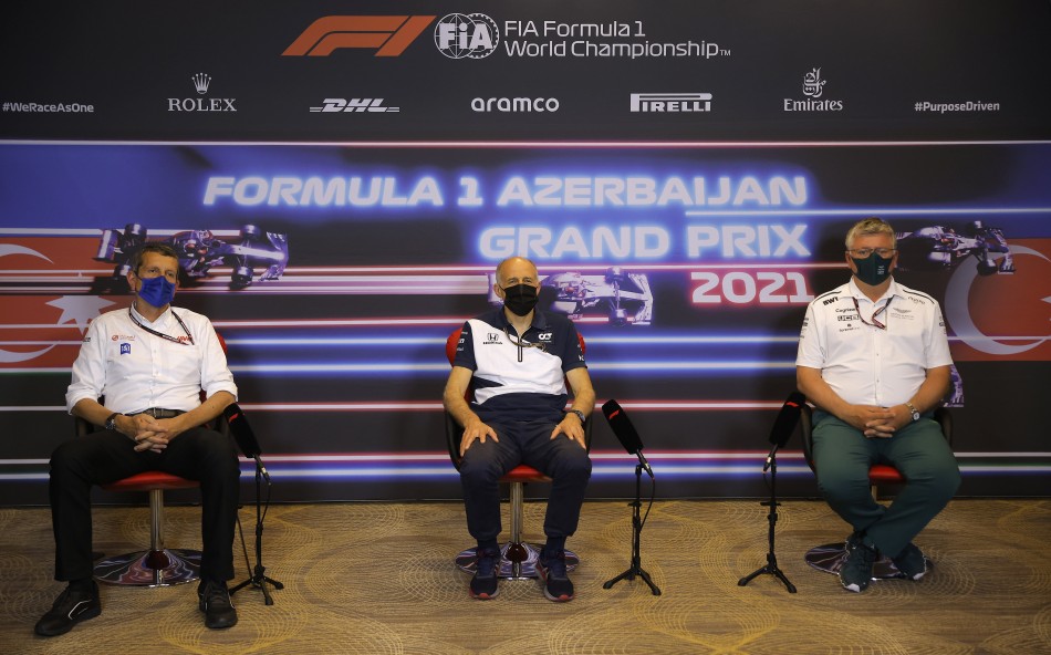 Team Reps talk on Friday ahead of Baku race