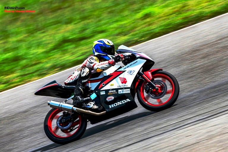 Kavin Quintal emerges as fastest rider on Friday