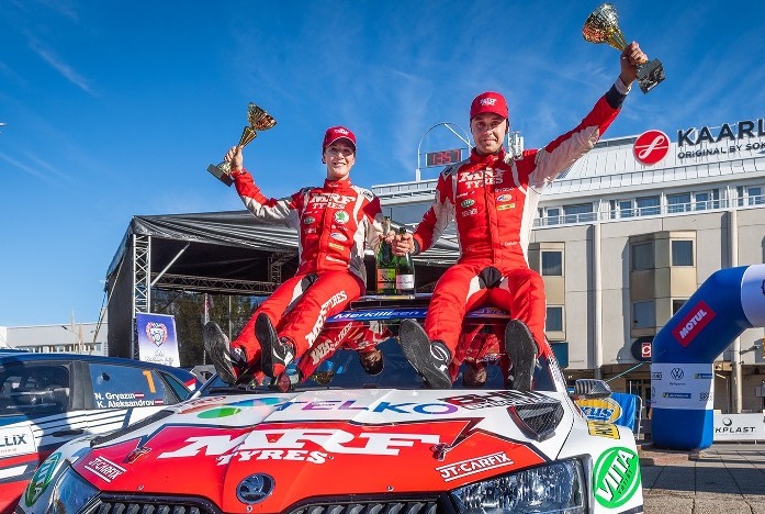 Team MRF Tyres Champions in Finnish Rally Championship 2021