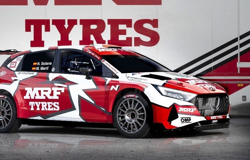 New Hyundai i20 N Rally2 for Team MRF Tyres in Rally Hungary