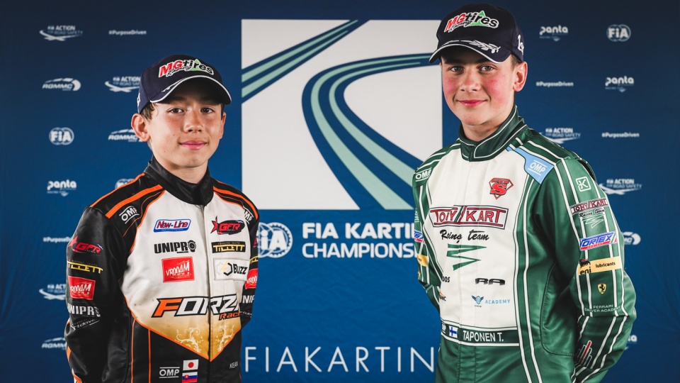 Nakamura and Taponen win the World Karting titles