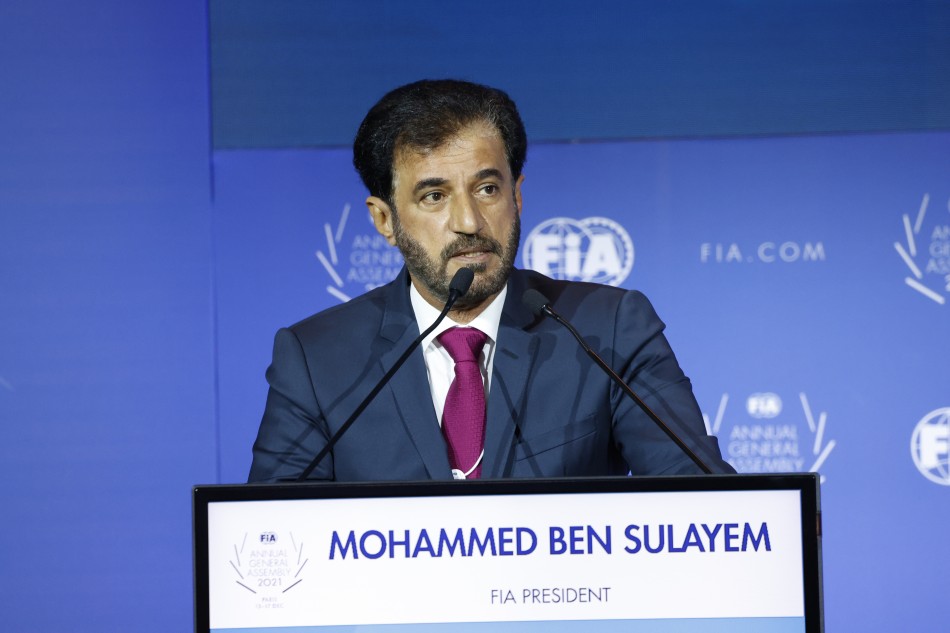Mohammed Ben Sulayem from UAE elected President of FIA for four years
