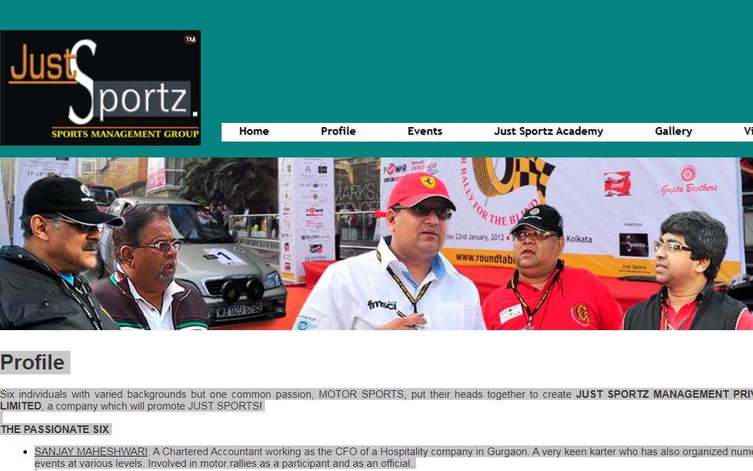 fmsci Council members profiles: Just Sportz, Kolkata