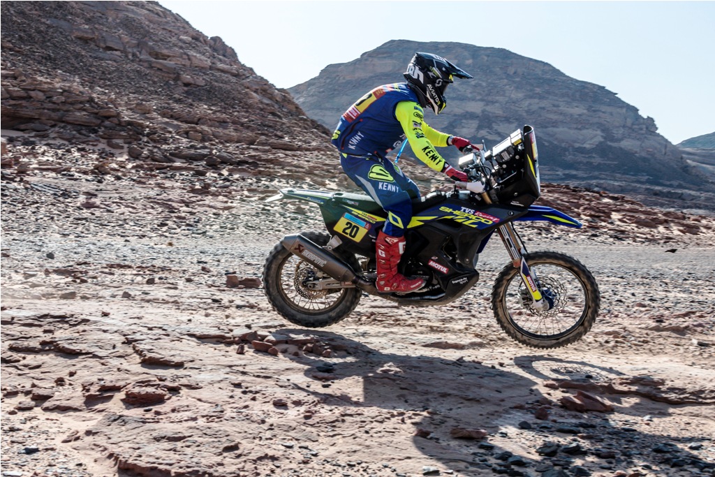 Braving broken ribs Harith Noah conquers Stage 9