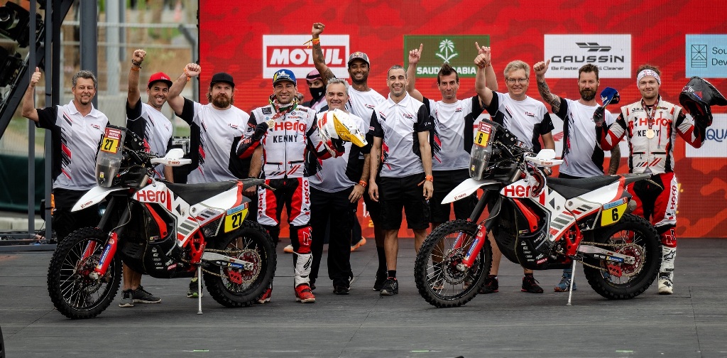 Hero MotoSports, 1st Indian team to win a Dakar Stage and a podium