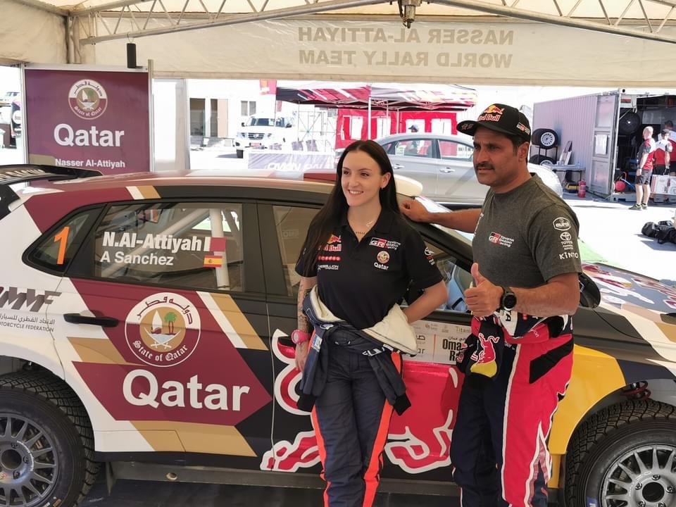 Nasser Al-Attiyah tops SSS with stand-in co-driver Alba Sanchez