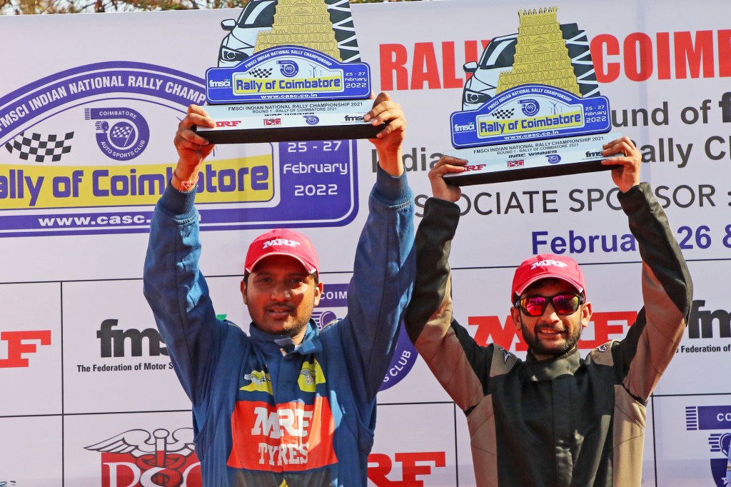 Aditya Thakur & Virender Kashyap clinch Rally of Coimbatore in style: INRC Ro.1