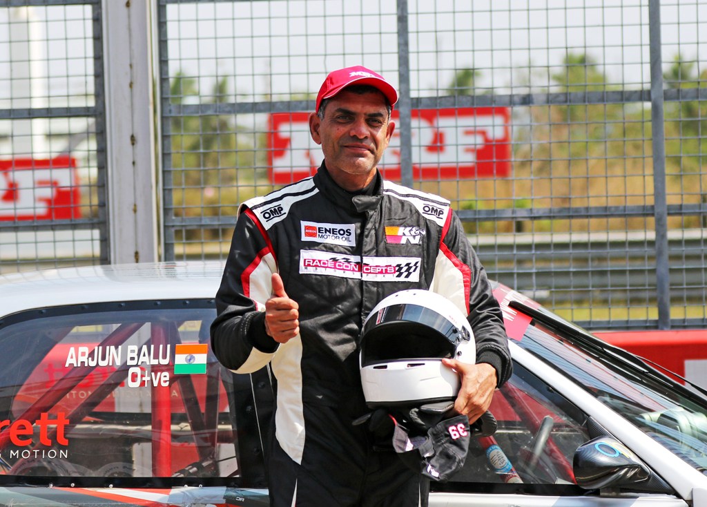 Arjun Balu sets National record for saloon cars on way to his10th National title