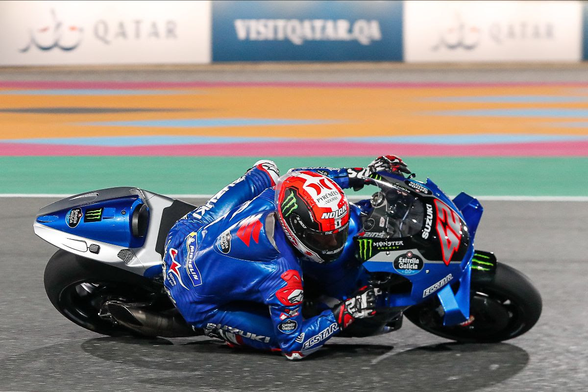 Rins heads Marc Marquez by just 0.035 as 2022 blasts out the blocks in Qatar