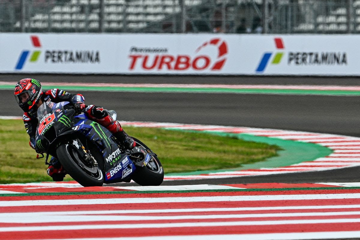Quartararo leads Morbidelli by just 0.030 as Yamaha lock out the top in Lombok