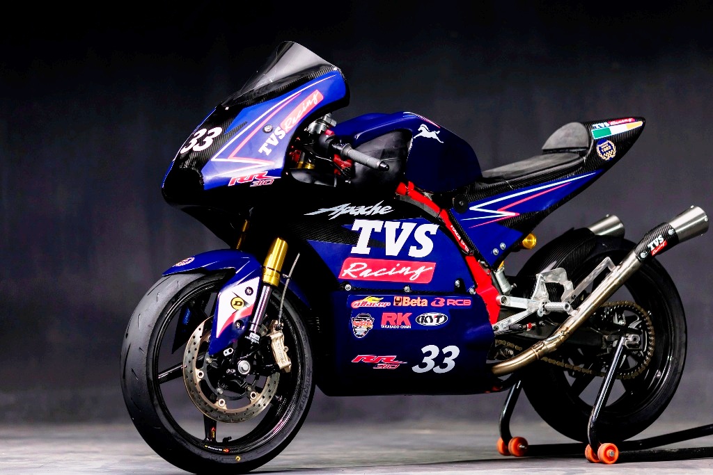 TVS Asia one-make championship trials at Sepang on April 27