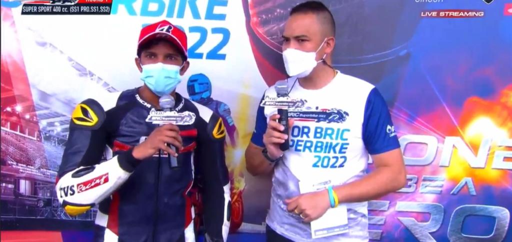 KY Ahamed wins SS1 Pro class: BRIC Superbikes at Buriram