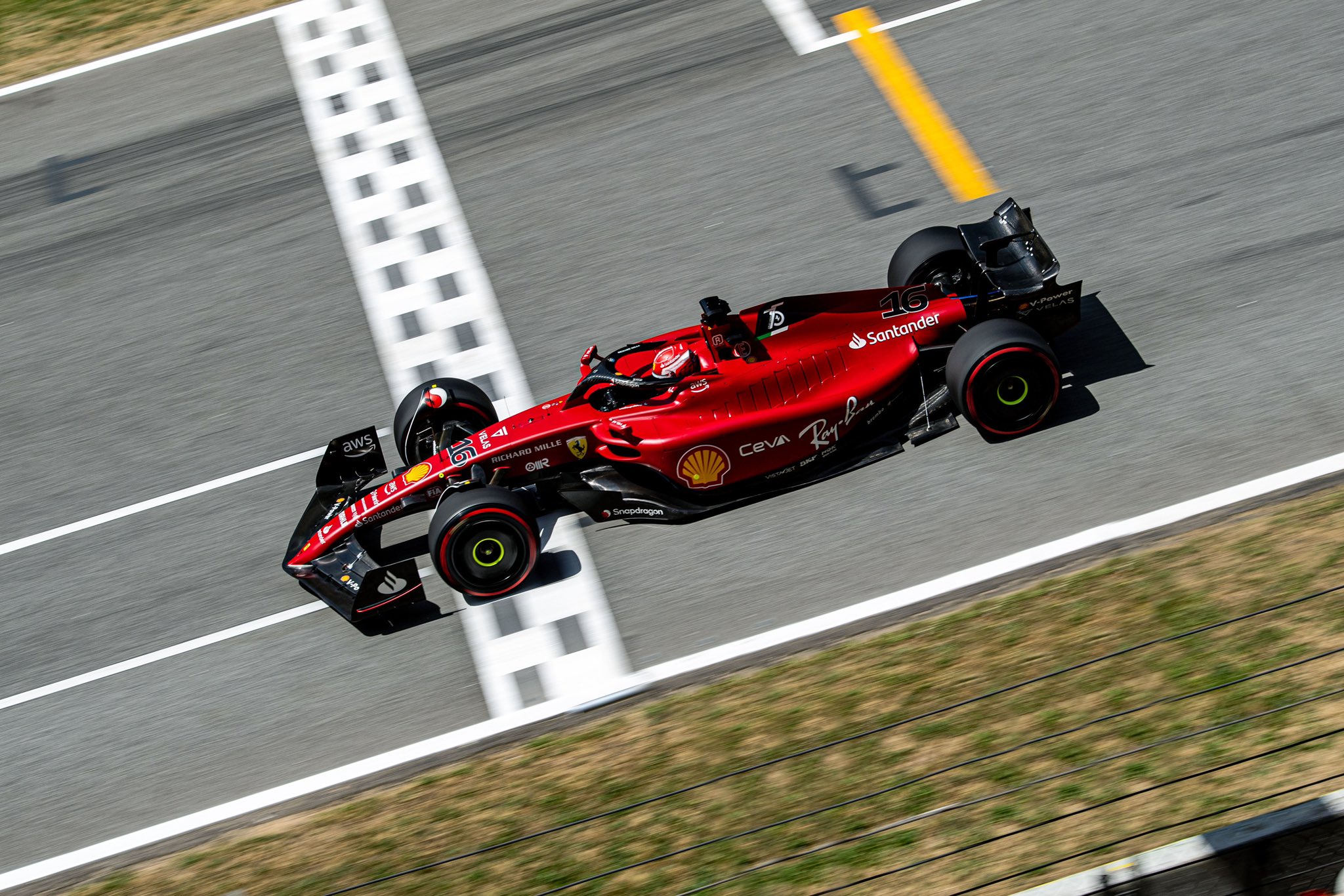 Spanish GP: Leclerc remains on top in FP2 from Mercedes duo