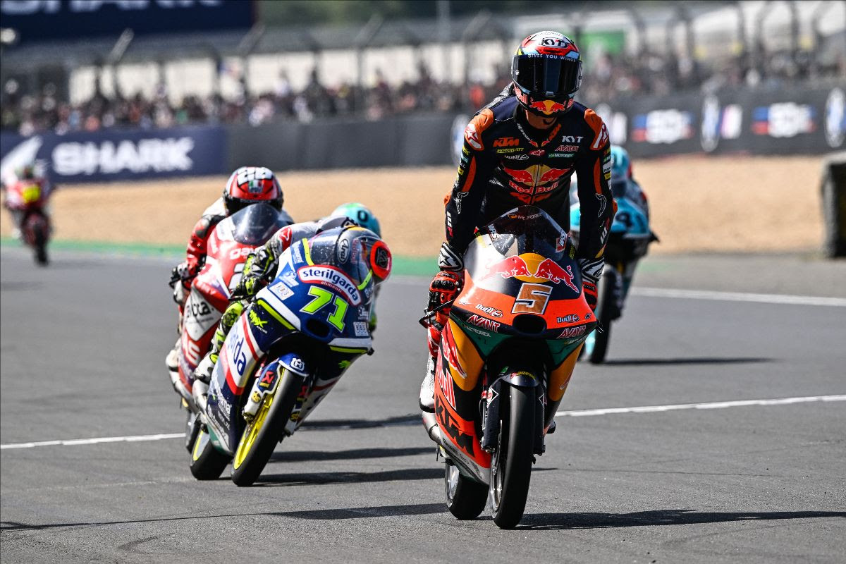Masia brings the last corner magic at Le Mans: Moto3