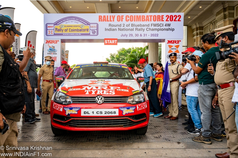Rally of Coimbatore flagged off: Blueband Sports INRC Round 2