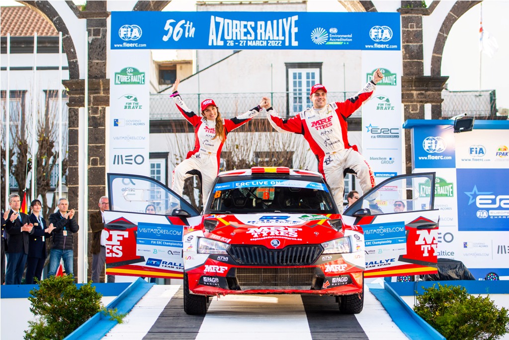 MRF Tyres are the 2022 European Rally Champions