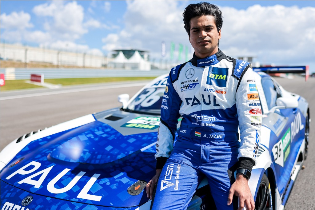 Arjun Maini finishes 4th in a wet race on Sunday: DTM
