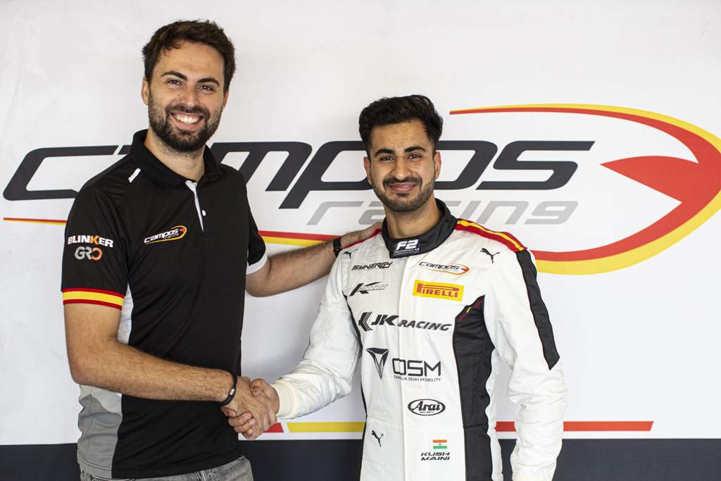 Kush Maini tests F2 car for Campos Racing: Post-season test