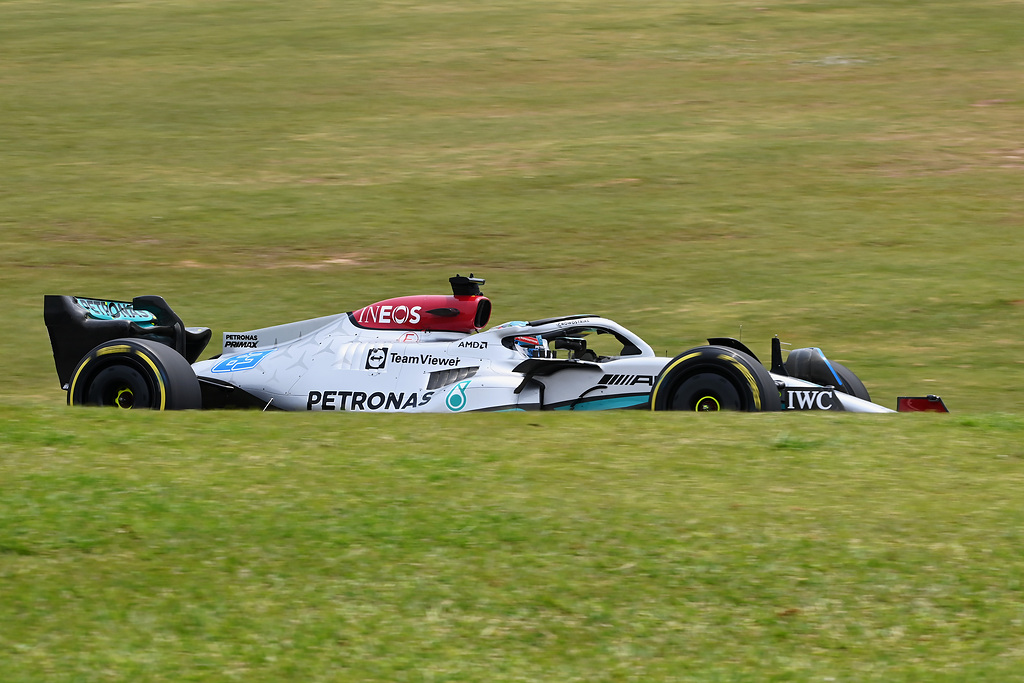 Brazil GP: Russell wins sprint race after passing Verstappen
