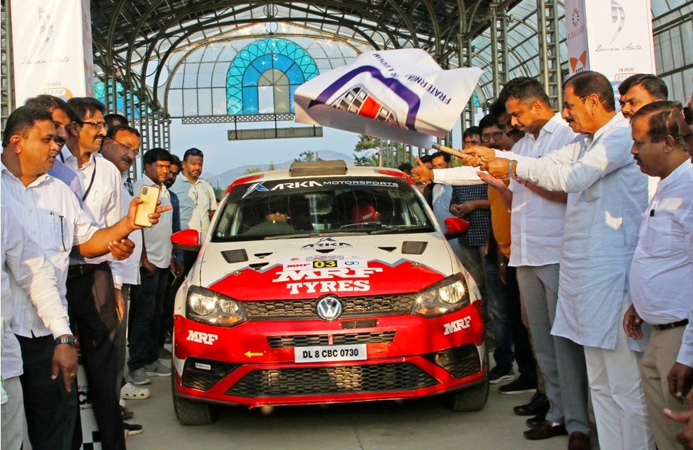 Prasaditya 46th K1000 Rally flagged off: INRC Round 3