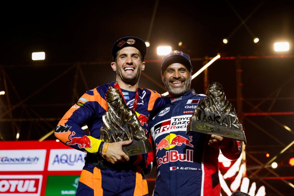 Kevin Benavides, Nasser Al Attiyah clinch Dakar 2023 honours