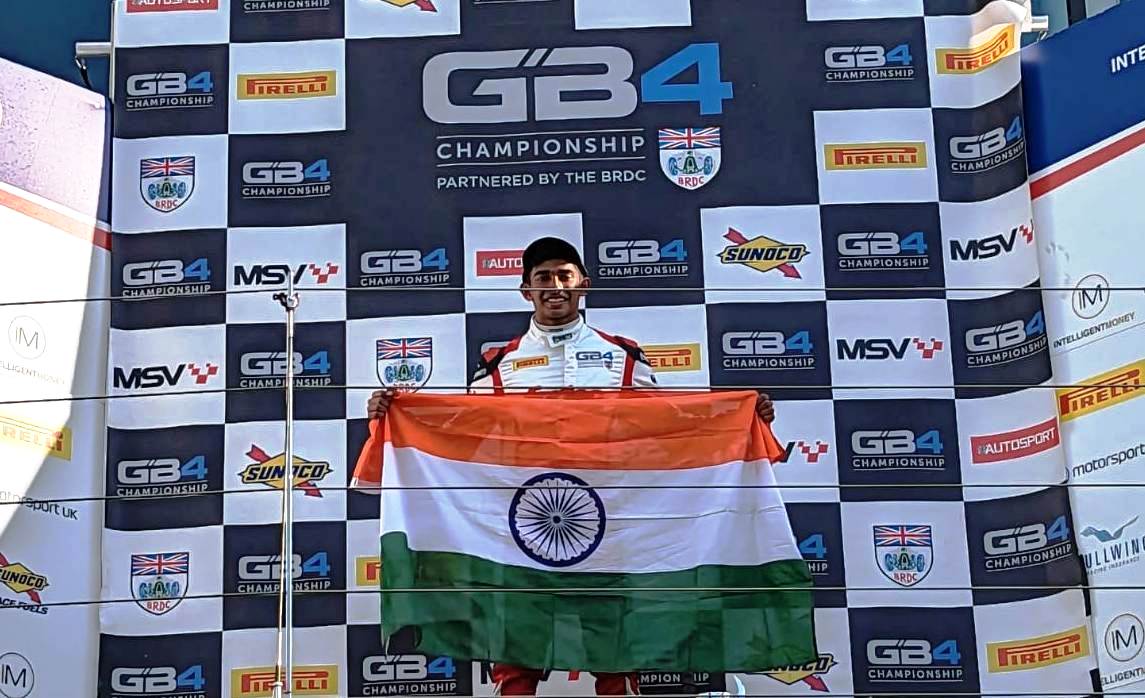 JK Tyre-backed Ruhaan Alva grabs a superb 2nd: GB4 Championship