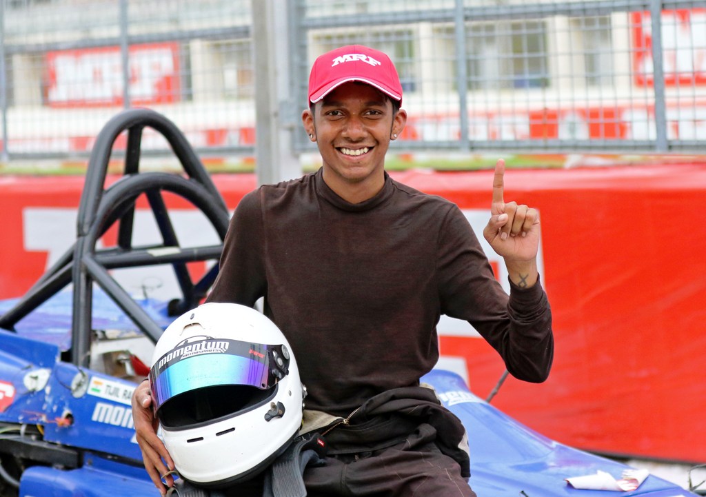 Tijil Rao stuns field to win Formula LGB 1300 Race 2; Arjun Balu begins with a win