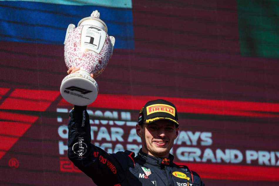 Max Verstappen sets record for Red Bull in Hungary; Lando Norris 2nd ahead of Perez