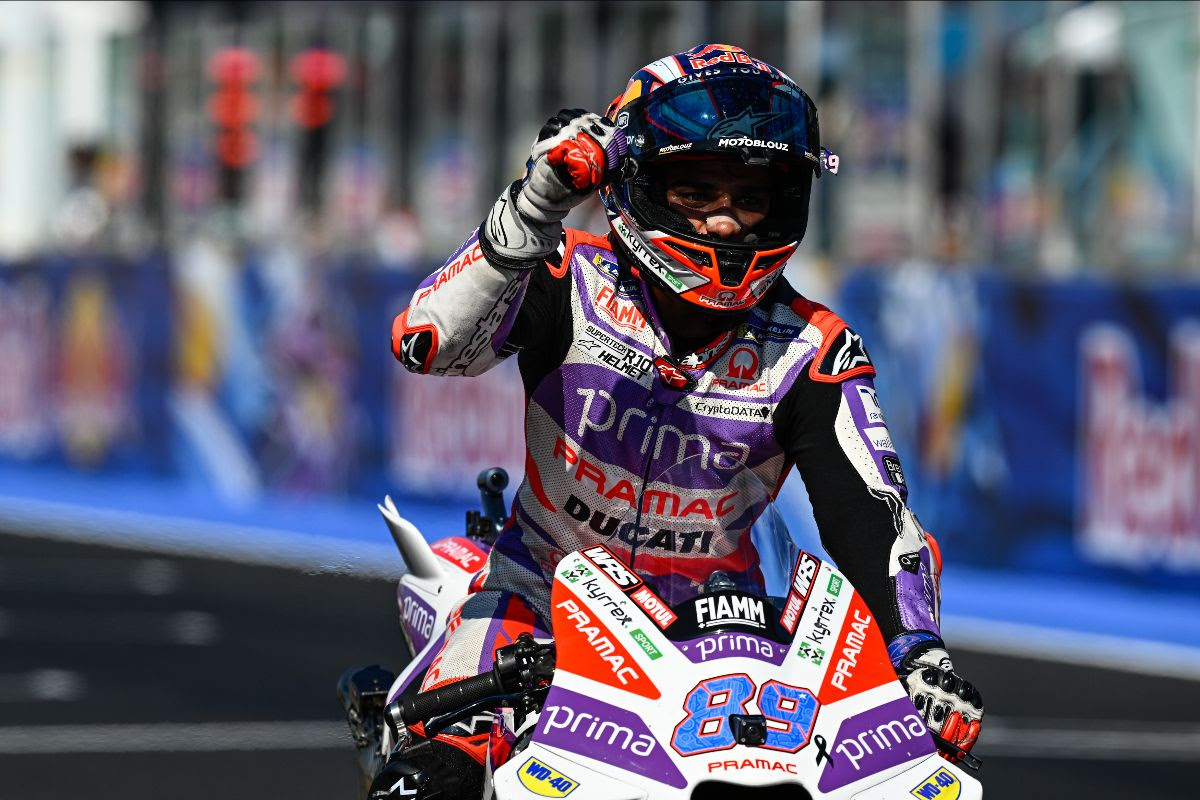 Jorge Martin wins Tissot Sprint; Bezzecchi second