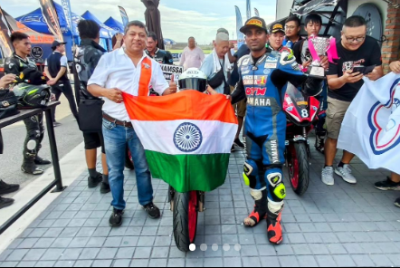Mathana Kumar wins Asia Cup Road Racing Race 1