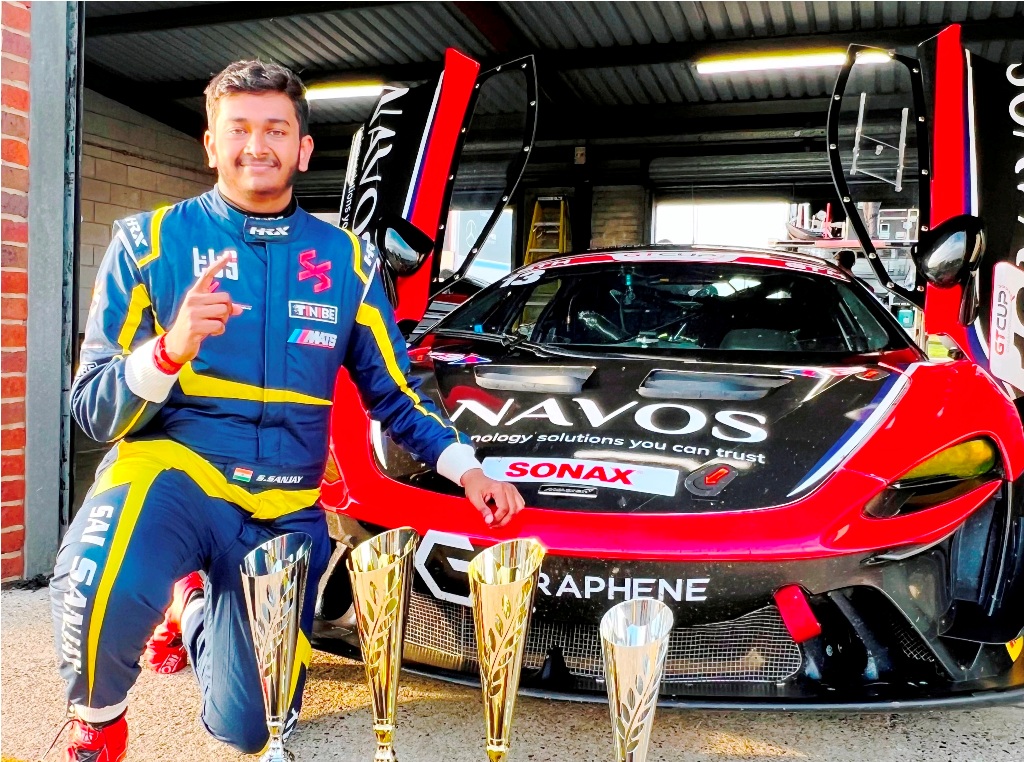 Sai Sanjay Makes Spectacular Debut in the UK GT4 Arena