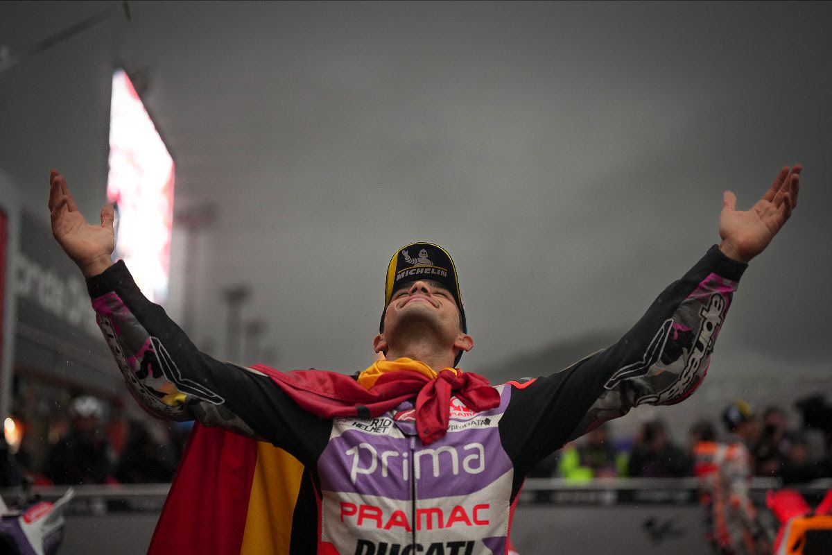 Jorge Martin stars in rain; but Bagnaia takes 2nd, to bag 20 crucial points