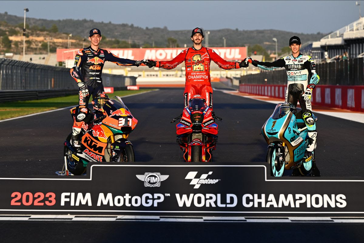 Francesco ‘Pecco’ Bagnaia crowned MotoGP 2023 champion; Martin crashes