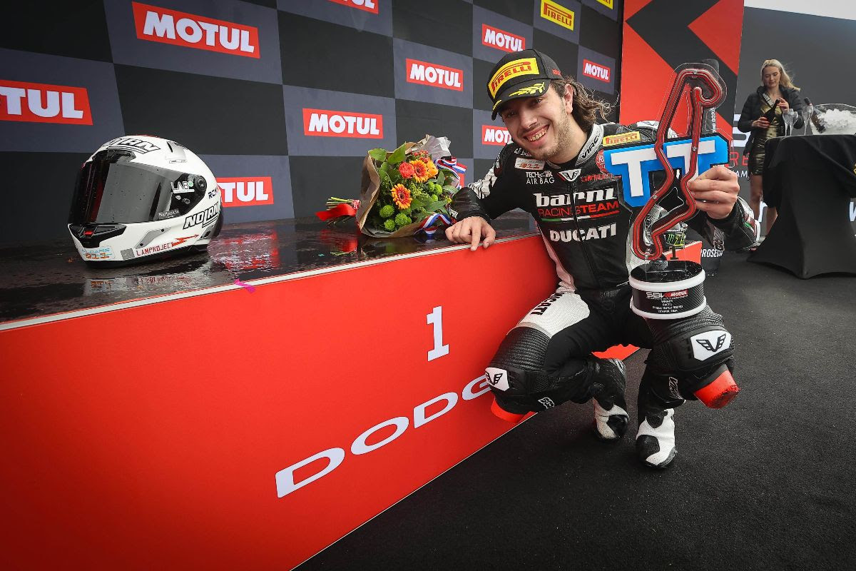 Tyre gamble pays off for WorldSBK debutant Spinelli: WorldSBK