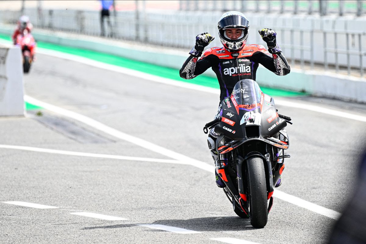 Espargaro takes fairytale pole to head Bagnaia and Raul Fernandez: MotoGP