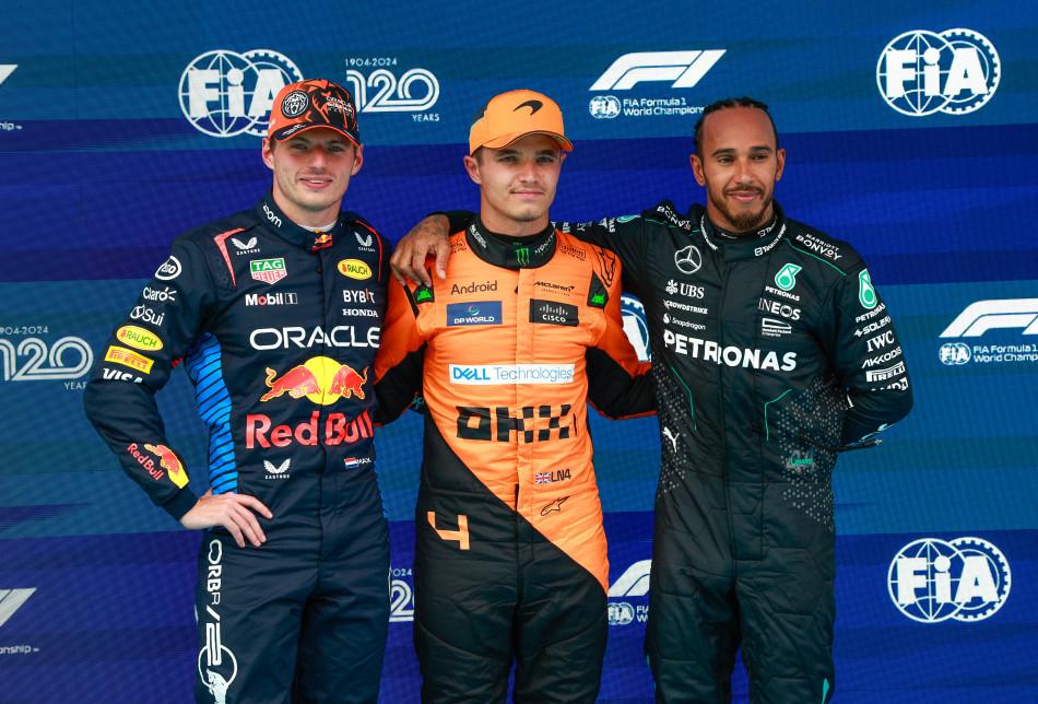 Lando Norris takes pole ahead of Max, Lewis: F1