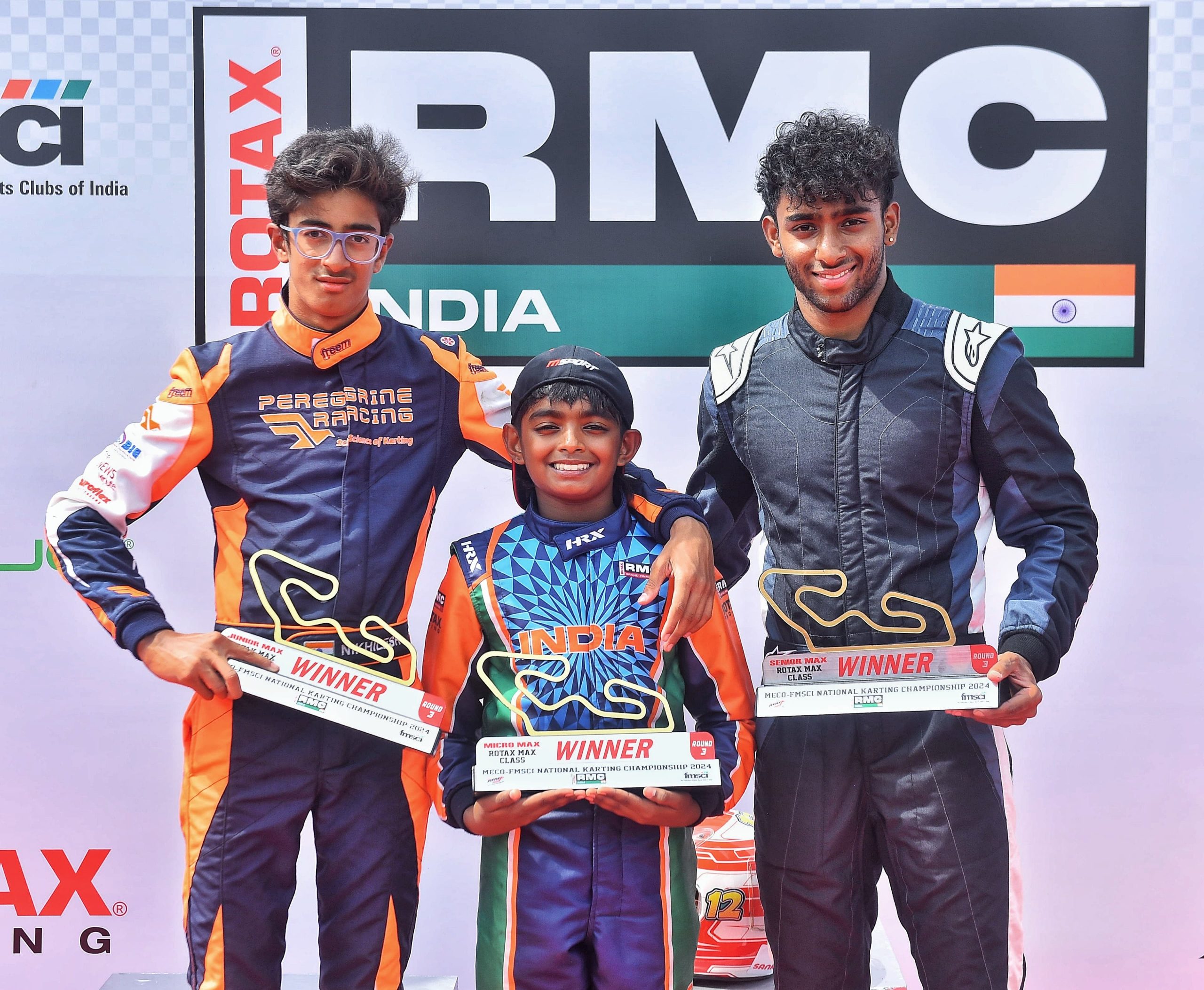Rishon Rajeev tops Seniors; Nikhilesh, Rivaan Dev excel with a double each: Karting Nationals