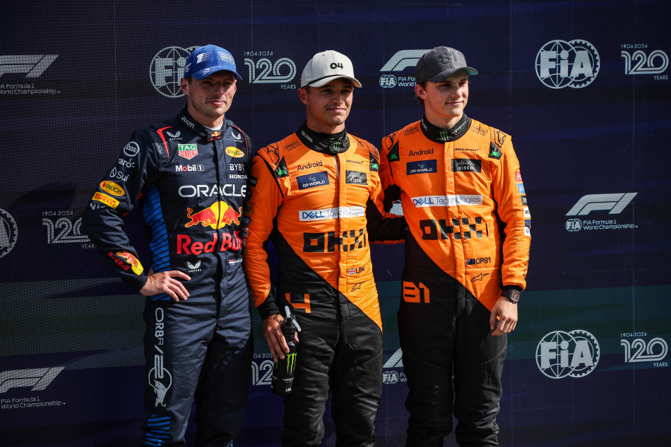 Norris takes pole ahead of Verstappen for Dutch GP