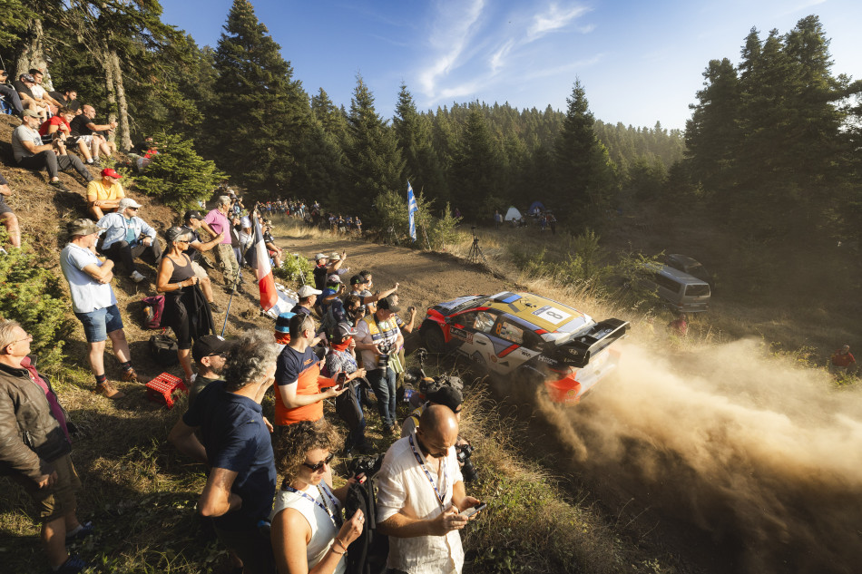 Ott Tanak leads in Greece as WRC title rivals suffer