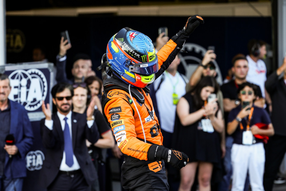 Oscar Piastri takes second career win as McLaren moves to top of team table