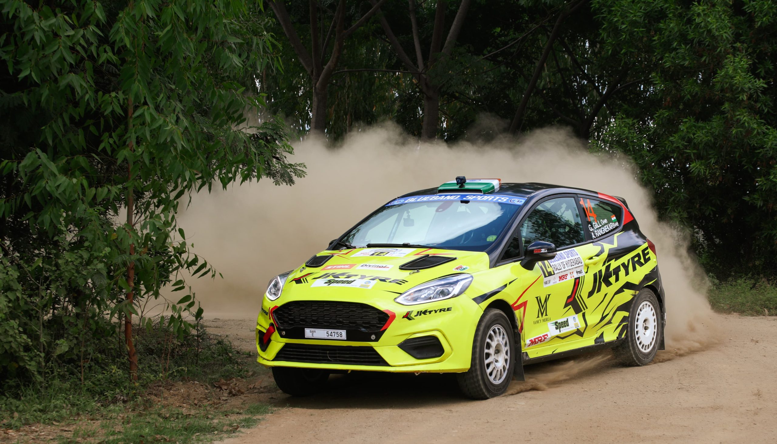 Gaurav Gill cruises into comfortable lead: INRC- Rally of Hyderabad