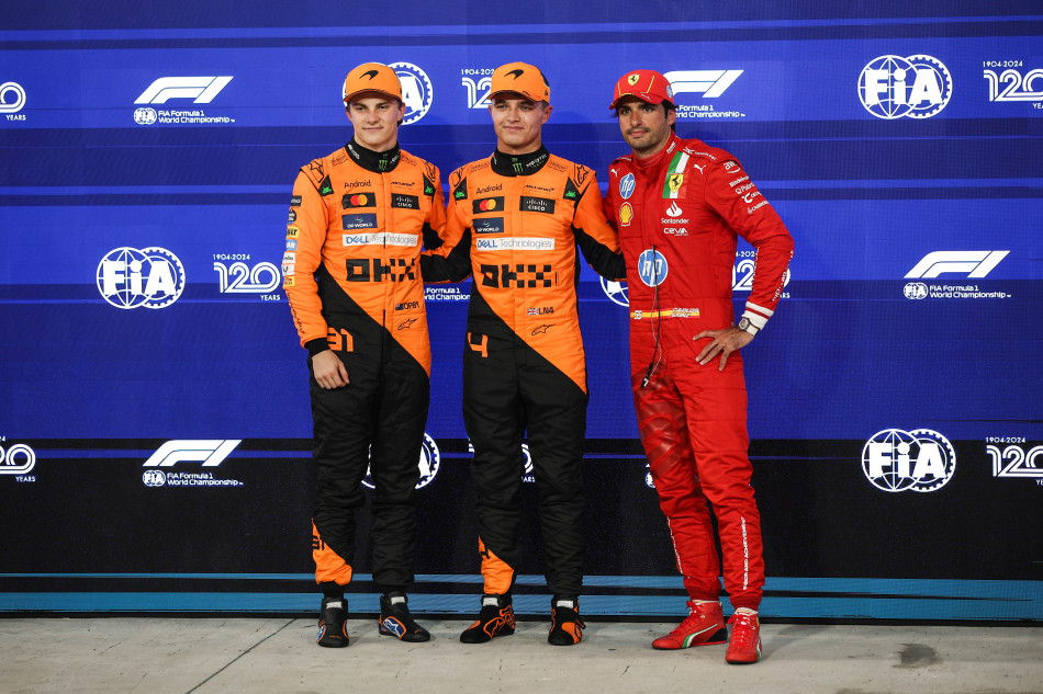 Norris takes pole in Abu Dhabi as McLaren lock out front row ahead of Sainz