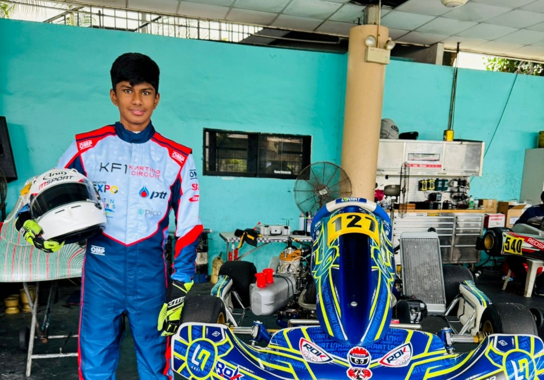Eshanth Vengatesan wins third place in ROK Cup Round 1 finals at Singapore