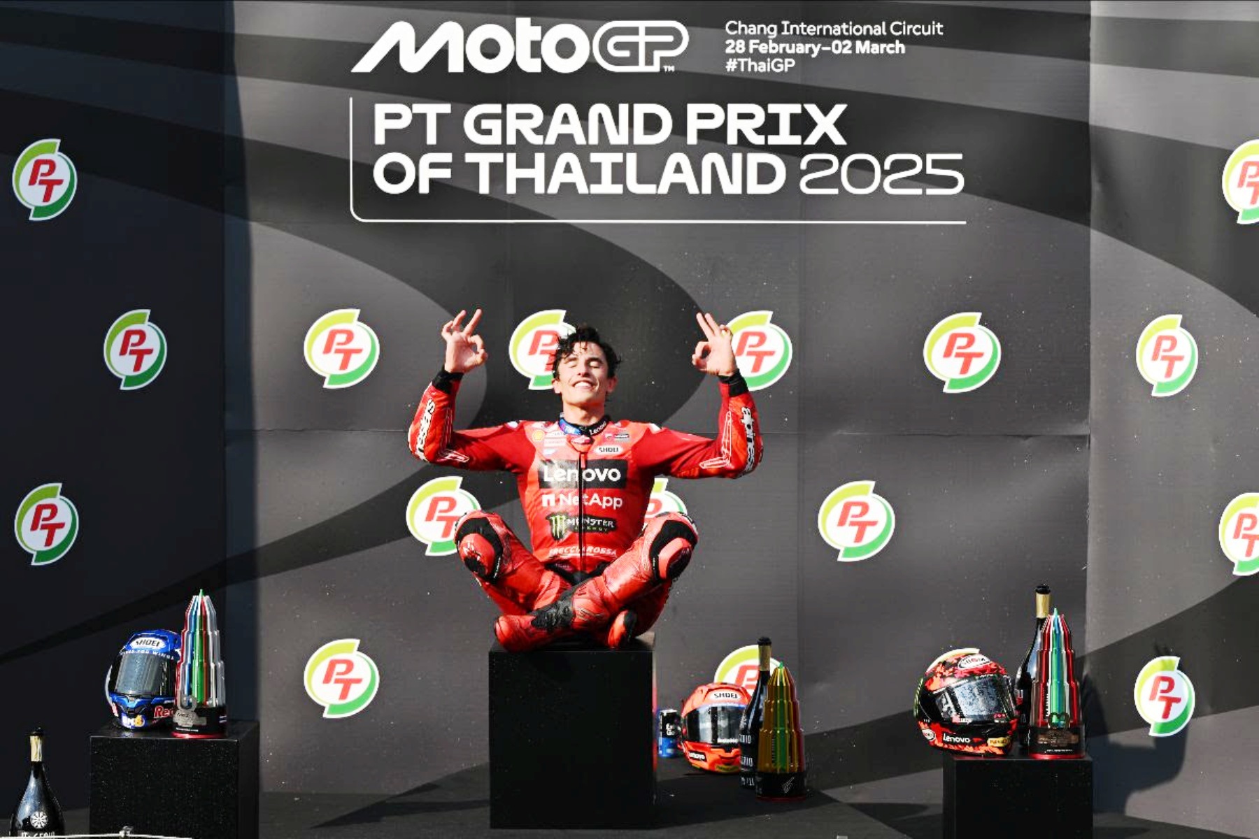 Strategic masterclass sees Marc Marquez double up in Buriram stand-off