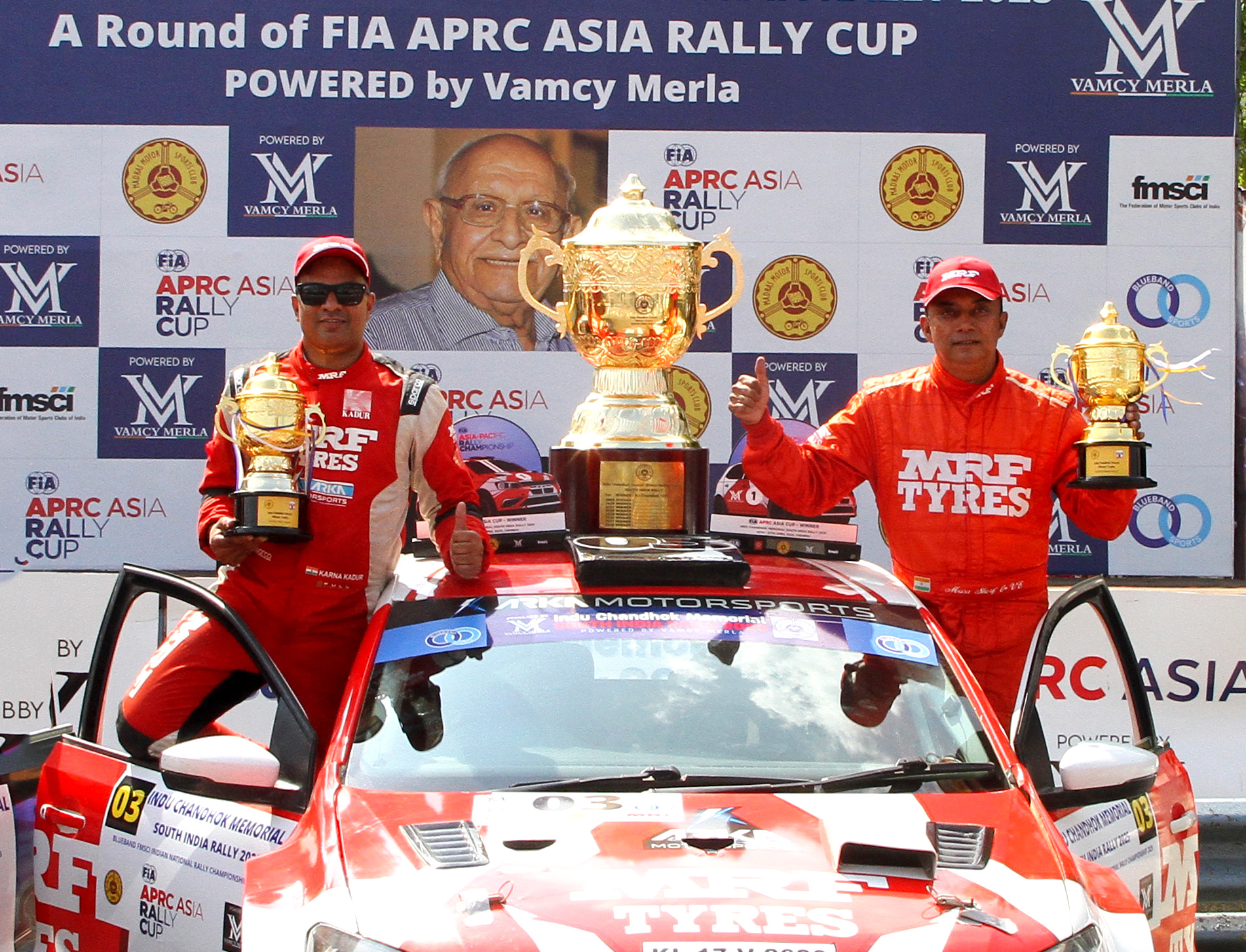 Karna Kadur, Musa Sherif clinch APRC Round 1, along with INRC for a grand double