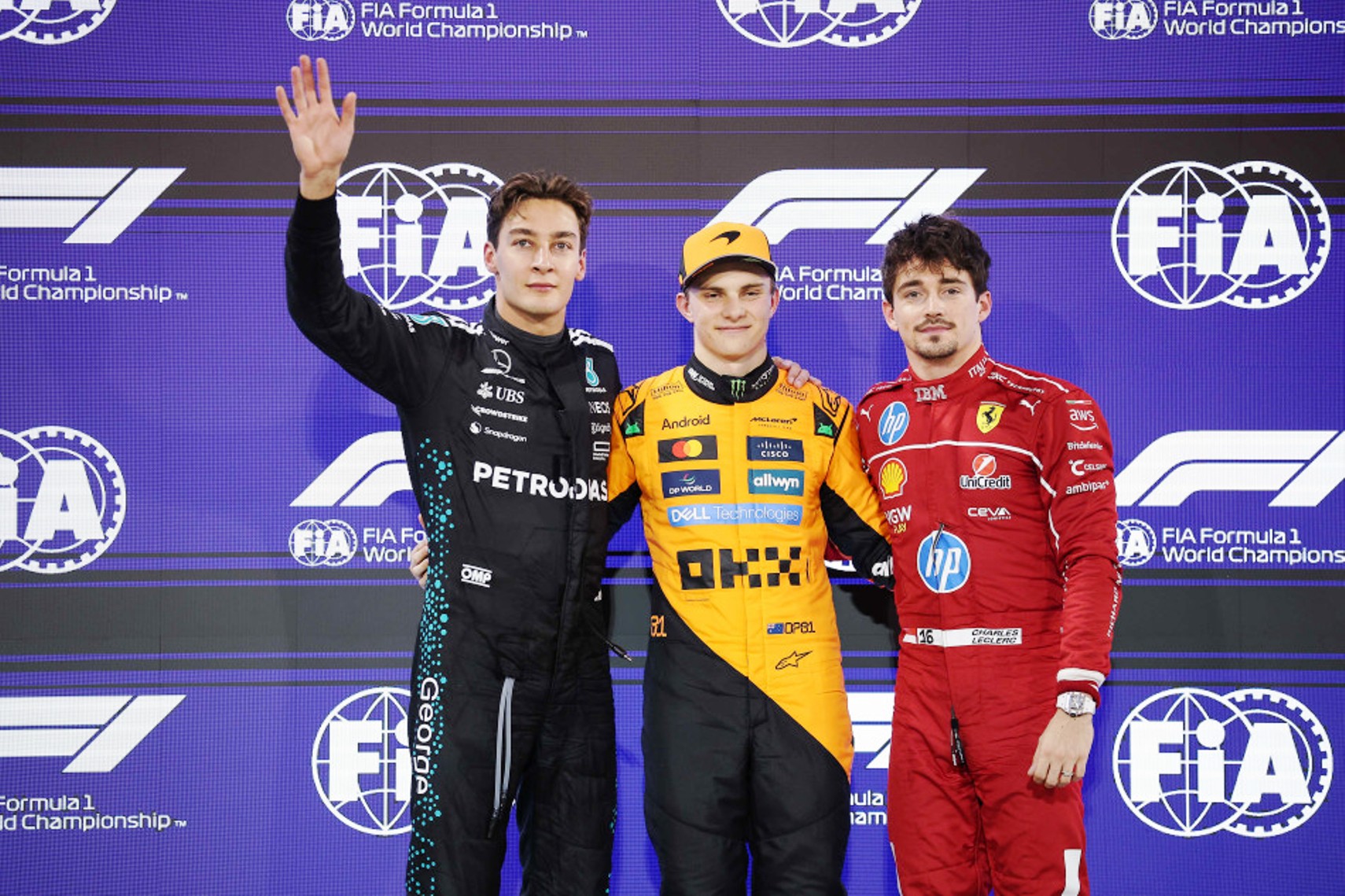 Oscar Piastri takes his second pole of 2025 ahead of George Russell: Bahrain GP