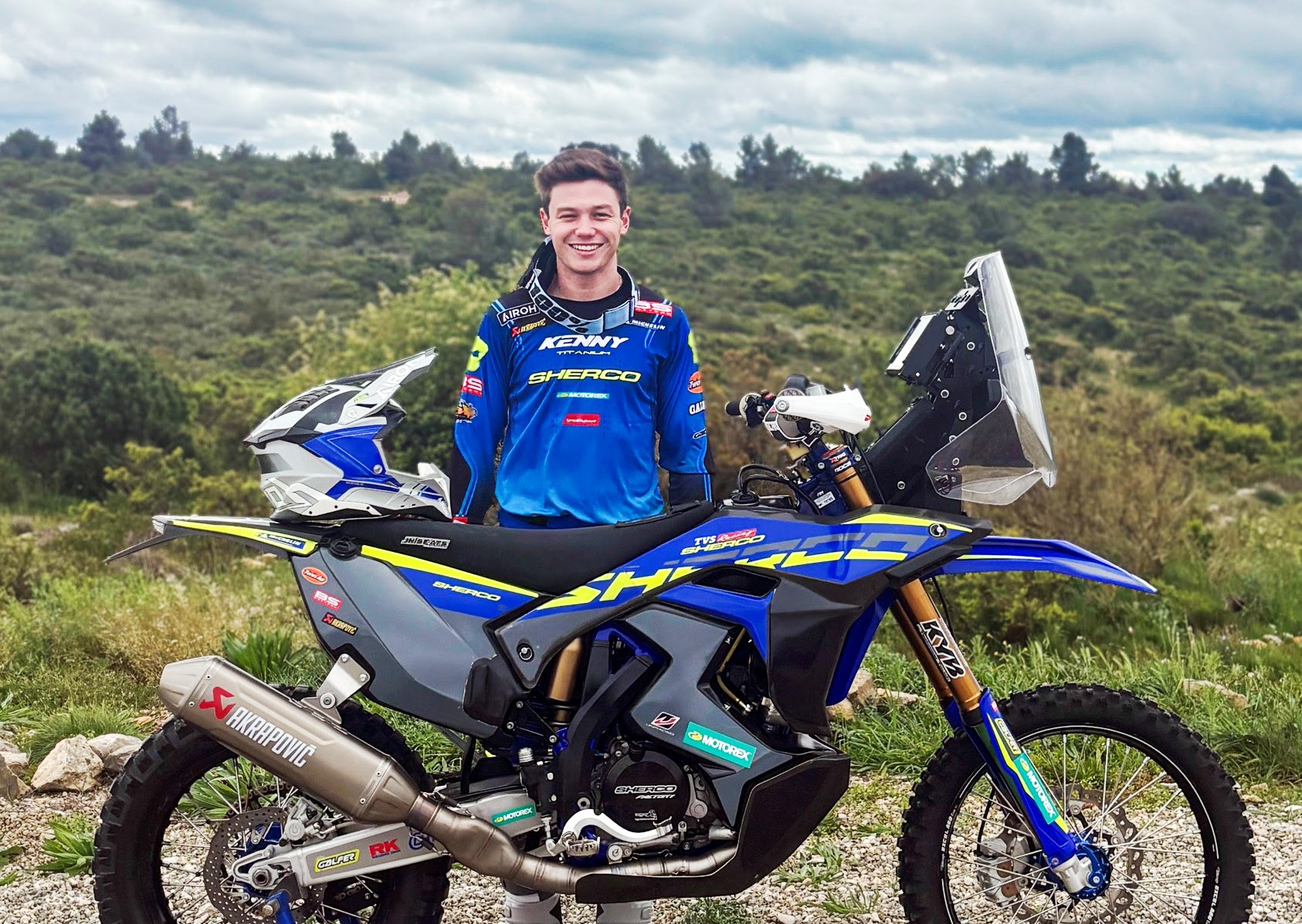 Sherco TVS Rally team signs up Bradley Cox to join Harith Noah and Lorenzo Santolino: W2RC